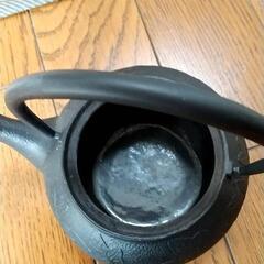 値下げ 鉄急須 茶こし付 内側加工ありの画像