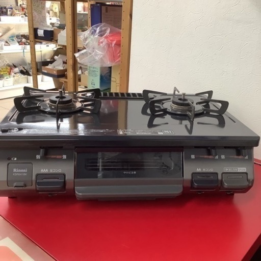 Rinnai リンナイ　ガステーブル　ガスコンロ　都市ガス用　KSR641BKL 2018年製