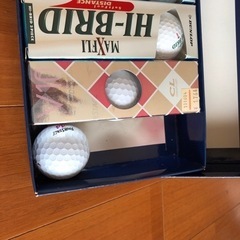 ゴルフボールとピンのセットの画像