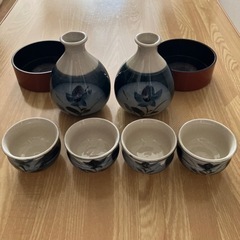 徳利とお猪口のセット（徳利受け付き）