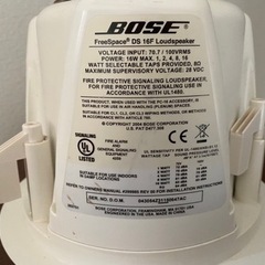 中古　BOSE DS-16F 天井埋め込み  スピーカー　ホワイトの画像