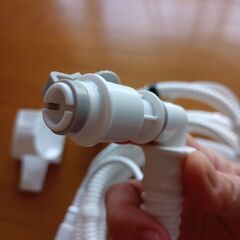 洗濯機風呂水給水ポンプのホースの画像