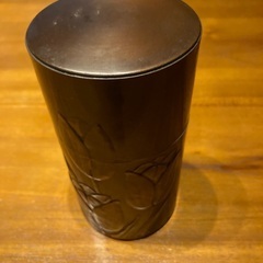 【蔵出し！掘出し物！】茶筒（花柄）！和風！アンティーク！