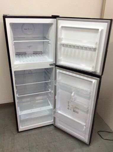 （1/30受渡済）JT6037【maxzen/マクスゼン 2ドア冷蔵庫】美品 2021年製 JR200ML01GM 家電 キッチン 冷