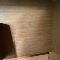 コイズミ　学習机　中古　ブラウンの画像