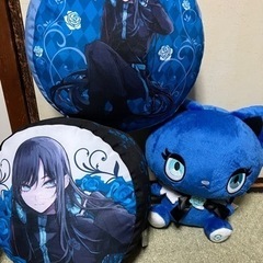 Adoクッションラウンドワン限定品2種コンプとぬいぐるみ