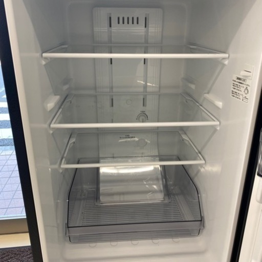 HJ132 【中古】冷凍冷蔵庫 TOSHIBA GR-S15BS(K) 黒2面