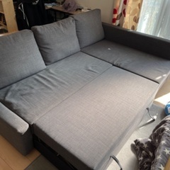 IKEA コーナーソファベッド 収納付き, スキフテボー ダークグレー