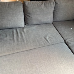 IKEA コーナーソファベッド 収納付き, スキフテボー ダークグレー