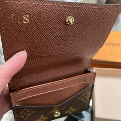 VUITTON ダミエ名刺入れ美品※イニシャル入り