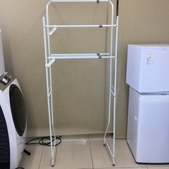 HJ136 【中古】ランドリーラック 収納 縦型洗濯機対応