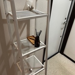IKEA イケア シェルフユニット 35x148cm スチールラ...