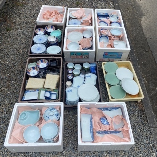 和食器 大量 まとめ 沢山 小鉢 おかず皿 高足皿 陶磁器 茶碗 刺身皿