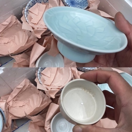 和食器 大量　まとめ　沢山　小鉢　おかず皿　高足皿　陶磁器　茶碗　刺身皿　どんぶり　金彩