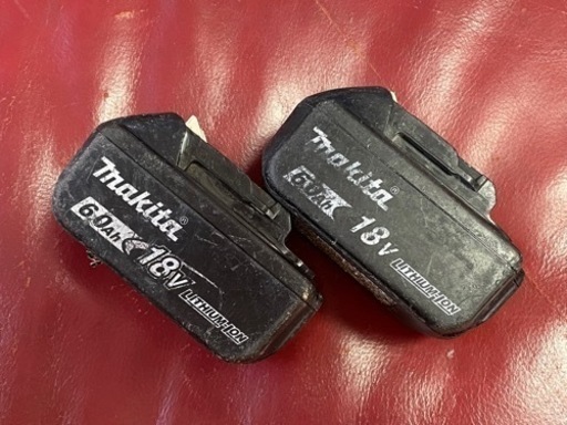★実働品　BL1860B 2個セット★マキタ　リチウムイオンバッテリー★18V 6.0Ah★