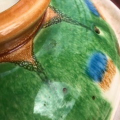 土鍋🍲レトロ柄の画像