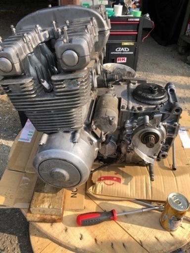 ZX400AE エンジン　ゼファー　部品取り