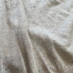 H&M BASICS ニット　Lサイズ　ベージュ　ドットの画像