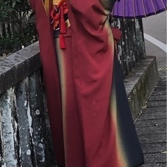 超〜お洒落な粋な振袖と帯のセットの画像