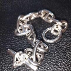 シェーヌダンクル ブレスレット シルバー 925 アン チェーン メンズ 銀 シルバー925 シェーヌダンクルタイプブレスレット 27コマ 19cm