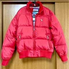 【クリーニング済】AbercrombieダウンジャケットM アバクロ