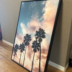 フランフランサーフモチーフ　ファブリックの画像