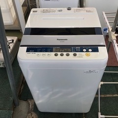 【リサイクルサービス八光　田上店　安心の1か月保証　配達・設置OK】パナソニック Panasonic NA-F60PB5-A [簡易乾燥機能付き洗濯機 （6kg） ブルー]