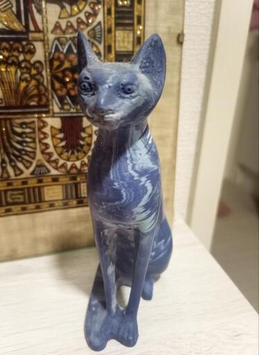 [引渡し決定！]エジブト製　猫の置物