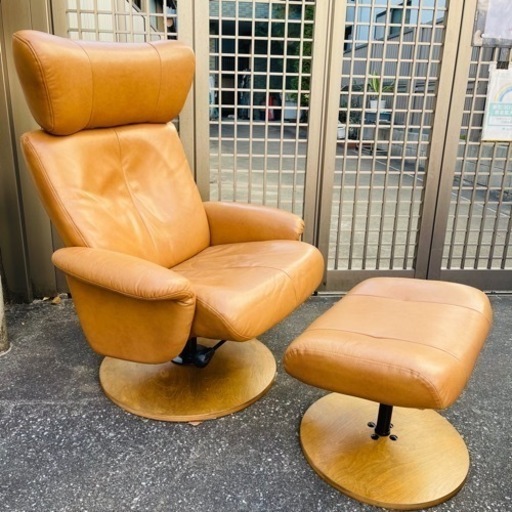 【売約済み】ニトリ　NITORI パーソナルチェア　1p 1人掛け　ソファ　ソファー　パーソナルソファ　レザー　本革　ruby2 ルビー2 検　ruby ルビー