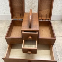 裁縫道具箱の画像