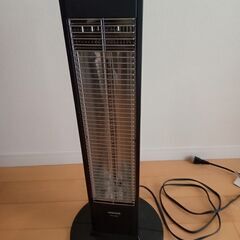 ※使用品※遠赤外線カーボンヒーター(ブラック、タワー型) 山善 ...