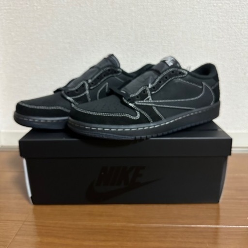 トラヴィス・スコット × ナイキ エアジョーダン1 ロー OG ブラック ファントム　27cm