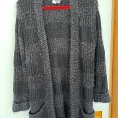 ロングカーディガン　厚手