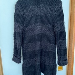 ロングカーディガン　厚手の画像