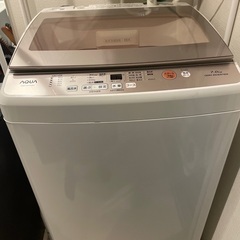 1/14までAQUA 洗濯機　