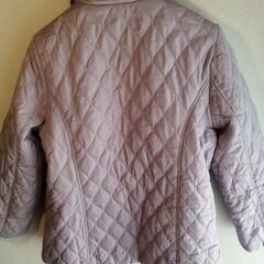 VARROWDA 中綿 レディースジャケット 軽量・暖か うす紫 Lサイズ相当ズ 美品の画像