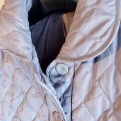 VARROWDA 中綿 レディースジャケット 軽量・暖か うす紫 Lサイズ相当ズ 美品の画像
