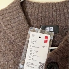 ユニクロ　スフレヤーンカーディガンの画像
