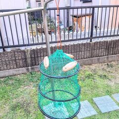 浮き付き スカリ つり　魚入れ　大型で丈夫！の画像