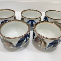 【7736】たち吉 橘吉 業平文 お茶呑茶碗 5客セット 湯呑 ...
