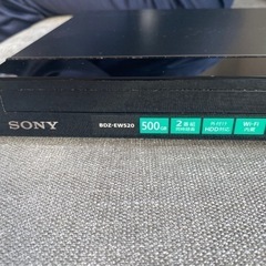 SONY ブルーレイディスクレコーダーの画像