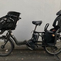 訳あり　電動自転車　子供　前後子乗せ　アシスト自転車　