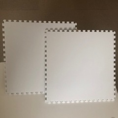 大判ジョイントマット　オフホワイト木目調の画像