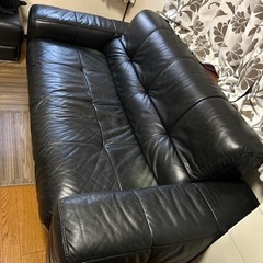 少し大きい目の2人掛けソファの画像