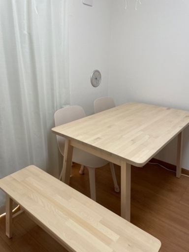 ※値下げしました！《IKEA ダイニングテーブル》NORRÅKER ノッルオーケル
