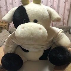 大きなウシのぬいぐるみ（あげます）
