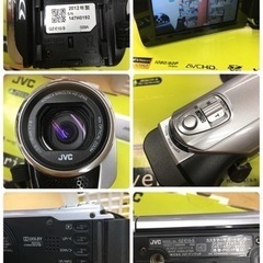S335 初期化済み JVC KENWOOD JVC ビデオカメラ SDカード対応  GZ-E10 バッテリー2個付属の画像
