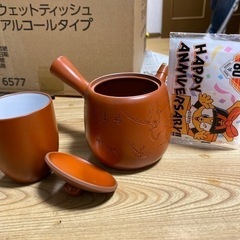 急須　コップ5個セットの画像