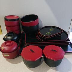 プラスチック和食器19点セット