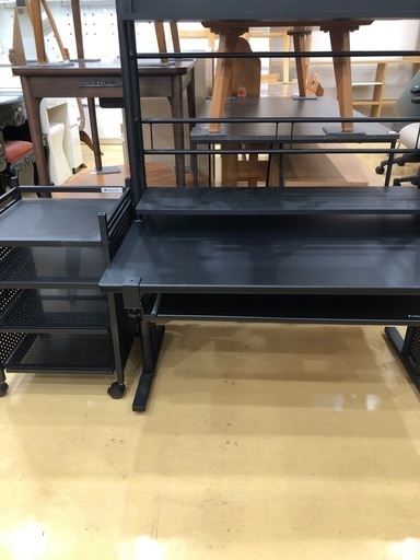 パソコンデスク　後付け大型キーボード　エクステンションデスク　ゲーム